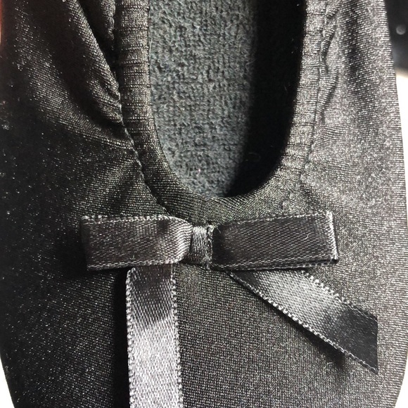 Black Ballet Slippers - Picture 3 of 3